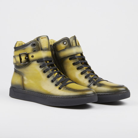 Sullivan High-Top Sneaker // Yellow
