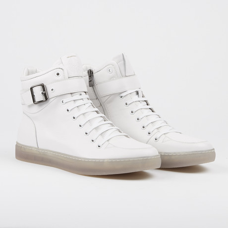 Sullivan High-Top Sneaker // White