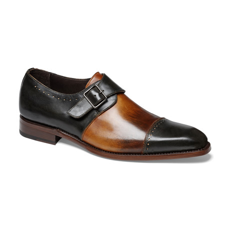 Black Magic Single Monk Strap // Black