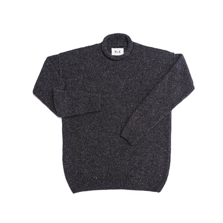 Knitted Sweater // Shadow Grey