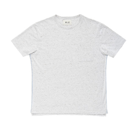 Contrast T-Shirt // Silver Cloud