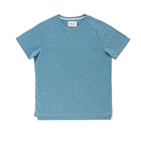 Striped T-Shirt // Lagoon