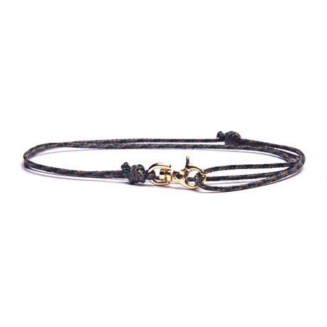 Camo + Gold Micro Cord Bracelet