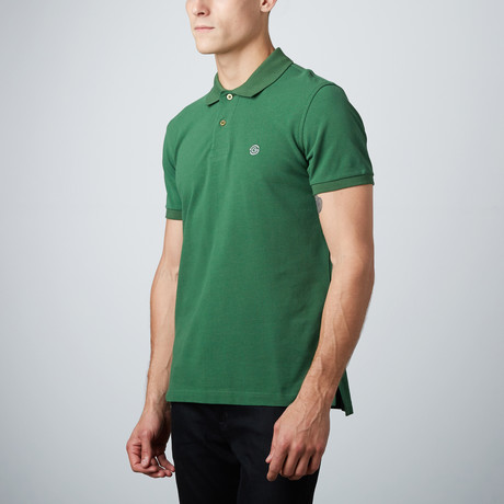 Short Sleeve Polo Shirt // Green