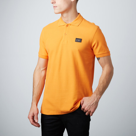 Short Sleeve Polo Shirt // Orange