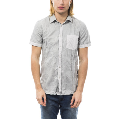 Camicie Short-Sleeve Button Up // Candid Grey