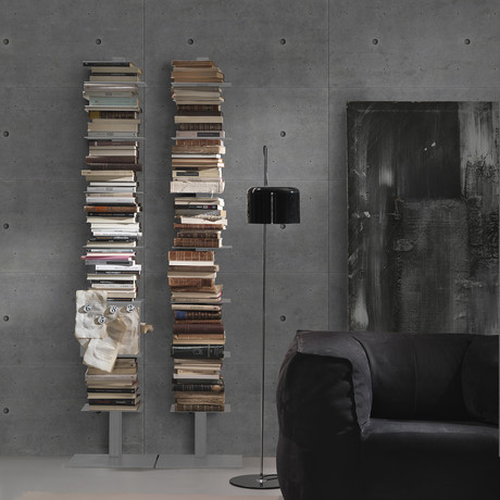 Talia Bookcase // Light Iron