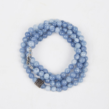 Healing Stone 2-In-1 Necklace + Wrap Bracelet // Quartz