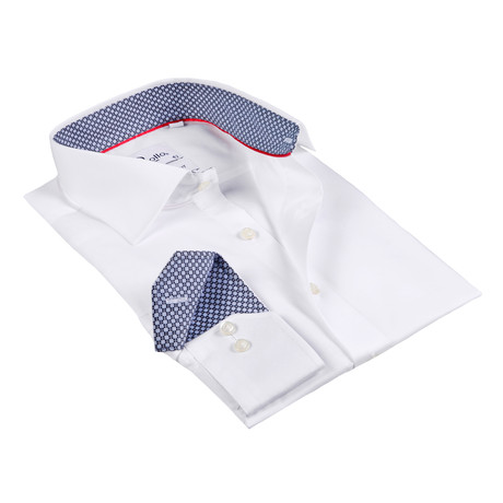 Arris Button-Up Shirt // White + Black