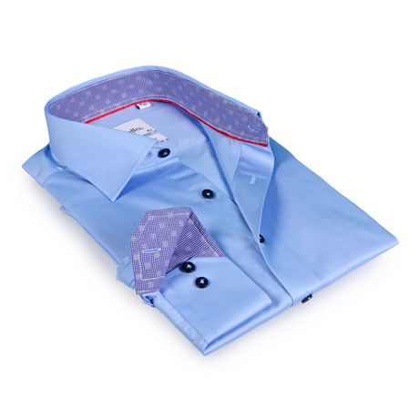 Georgetown Button-Up Shirt // Light Blue