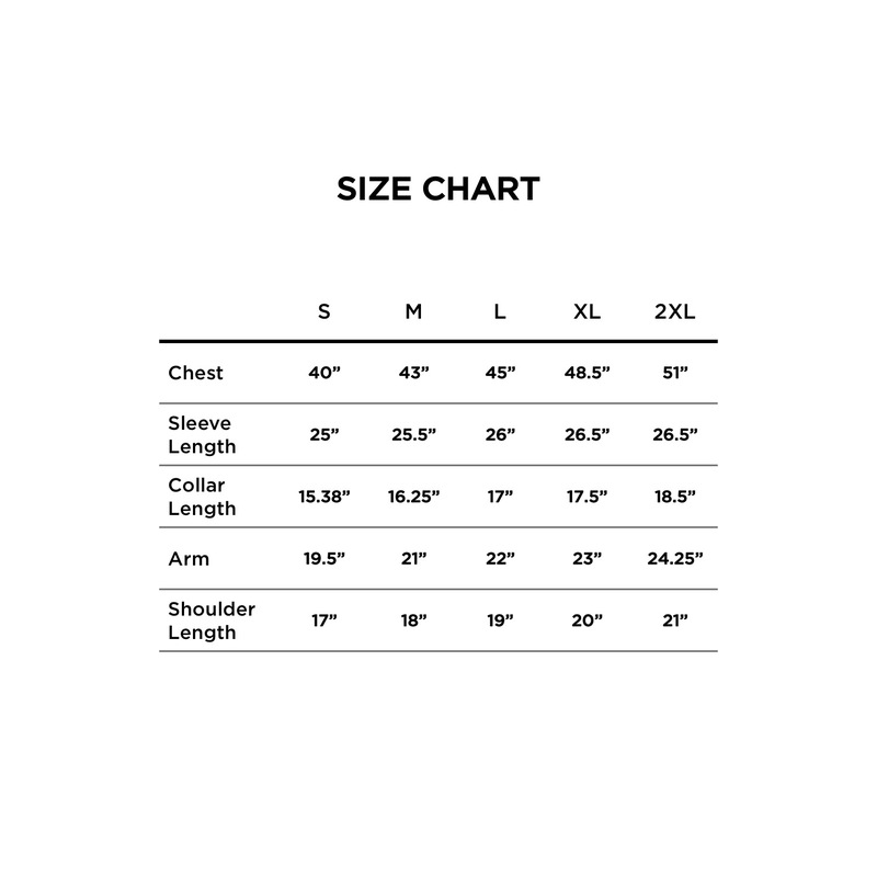 Jimmy Taverniti Size Chart