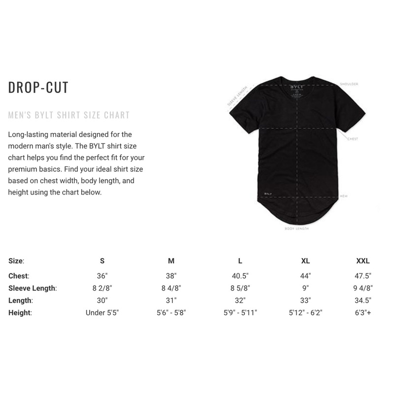 Drop Cut // White (2XL) - Bylt Basics - Touch of Modern