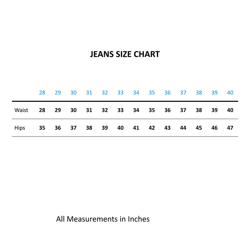Versace Jeans Size Chart