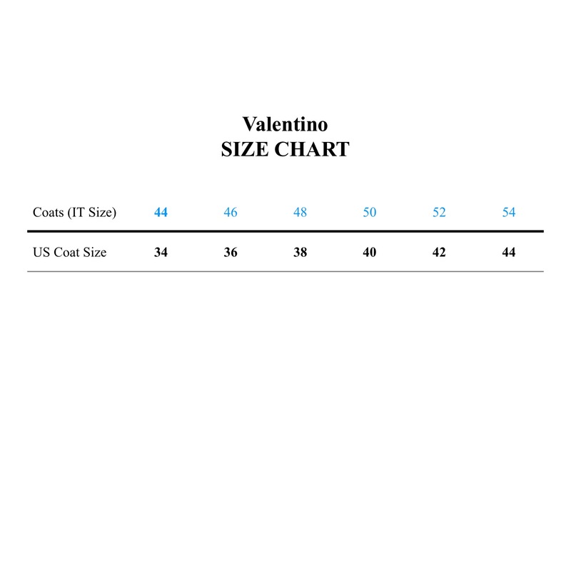 Valentino Suit Size Chart