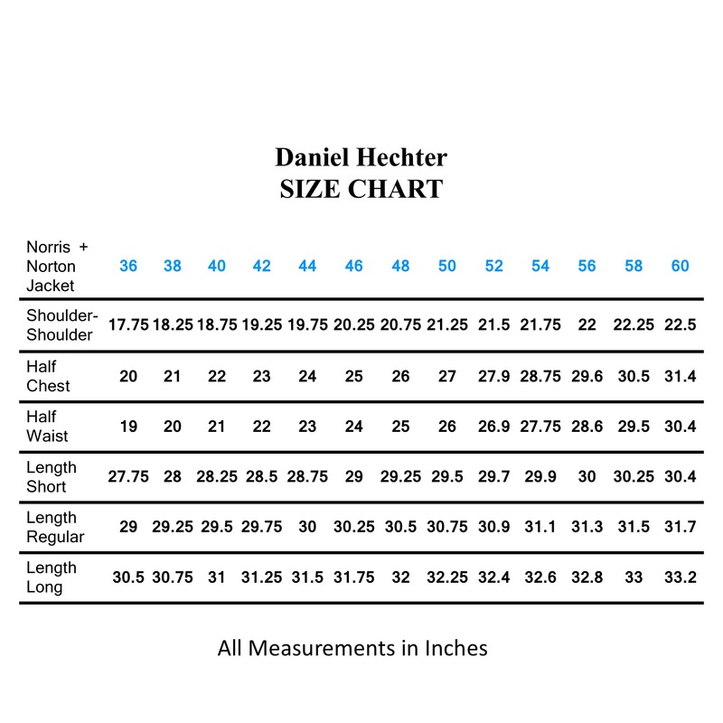 Daniel Hechter Paris Size Chart
