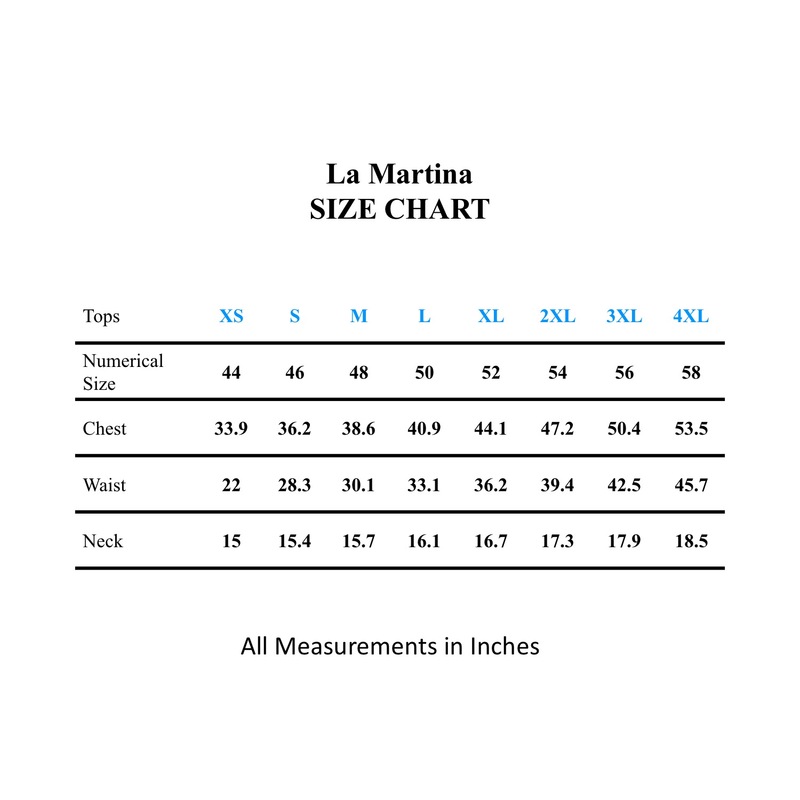 La Martina Size Chart