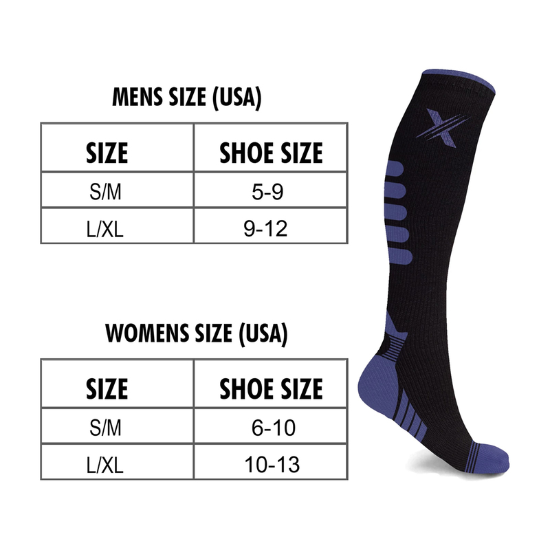 Copper Infused Elite Compression Socks // 3Pairs (Small / Medium) Extreme Fit Touch of Modern