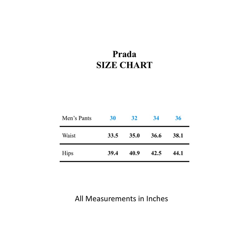 Prada Men Belt Size Chart