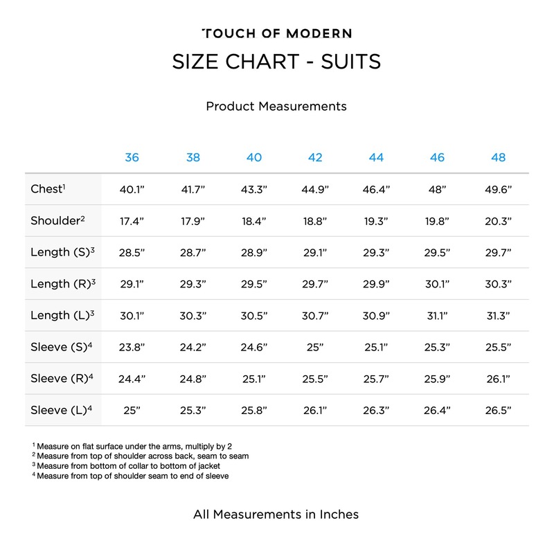 Suit Size Chart Big And