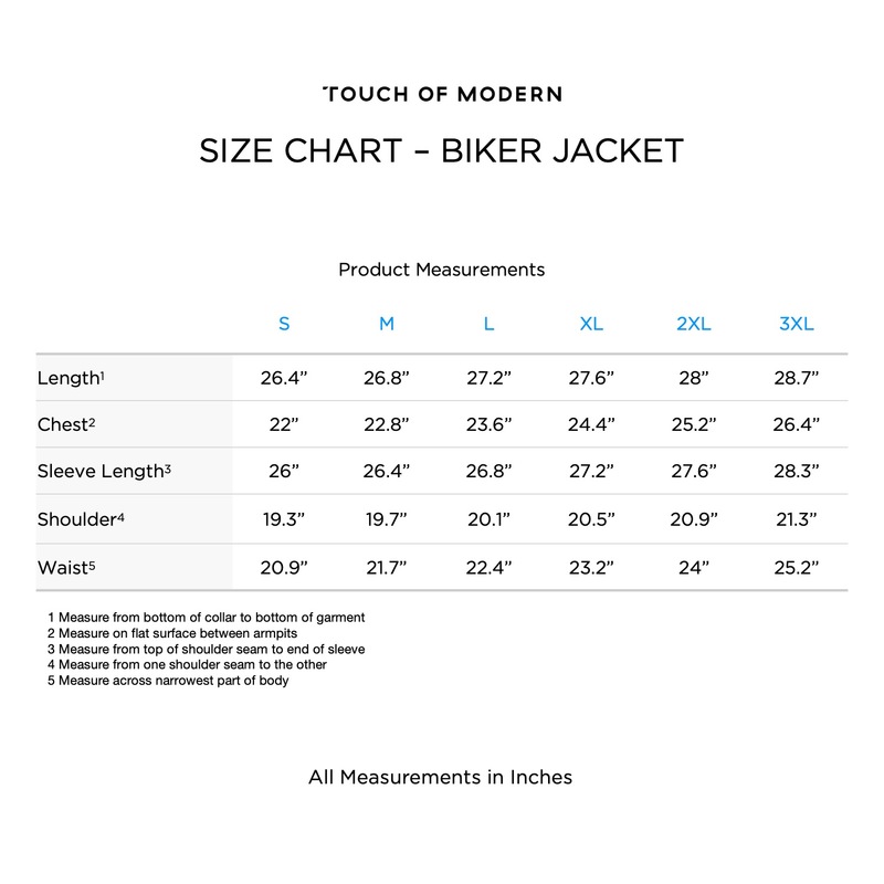 Destroyer Biker Jacket // Navy (S) - Maceoo - Touch of Modern