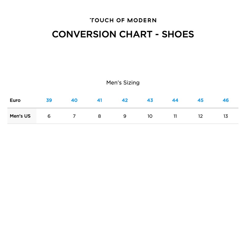 versace jeans shoes size chart