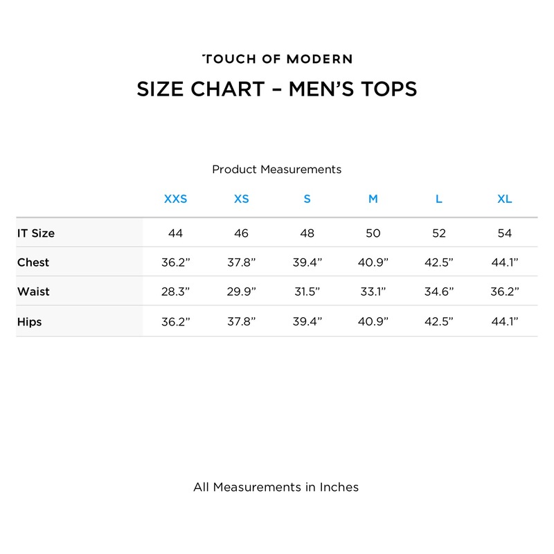 moschino tee size chart