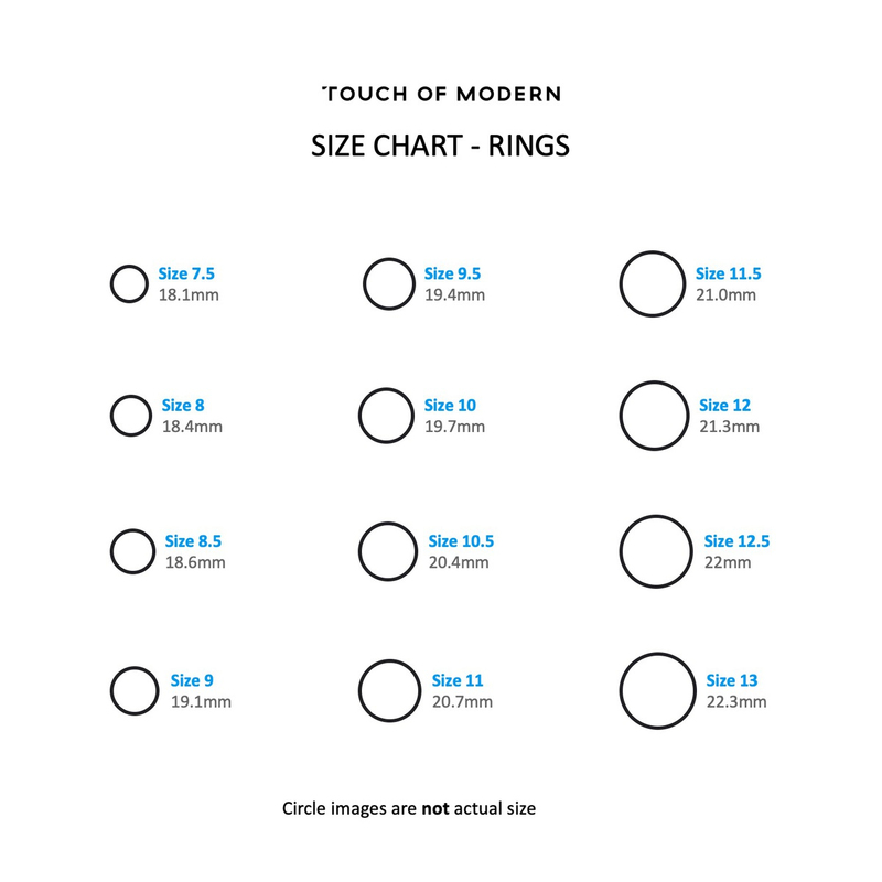 cartier ring size chart