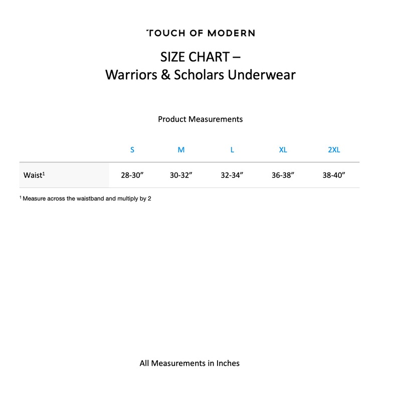 Sasha Boxer Brief // Pack of 6 // Multicolor (M) - Warriors & Scholars  Underwear - Touch of Modern
