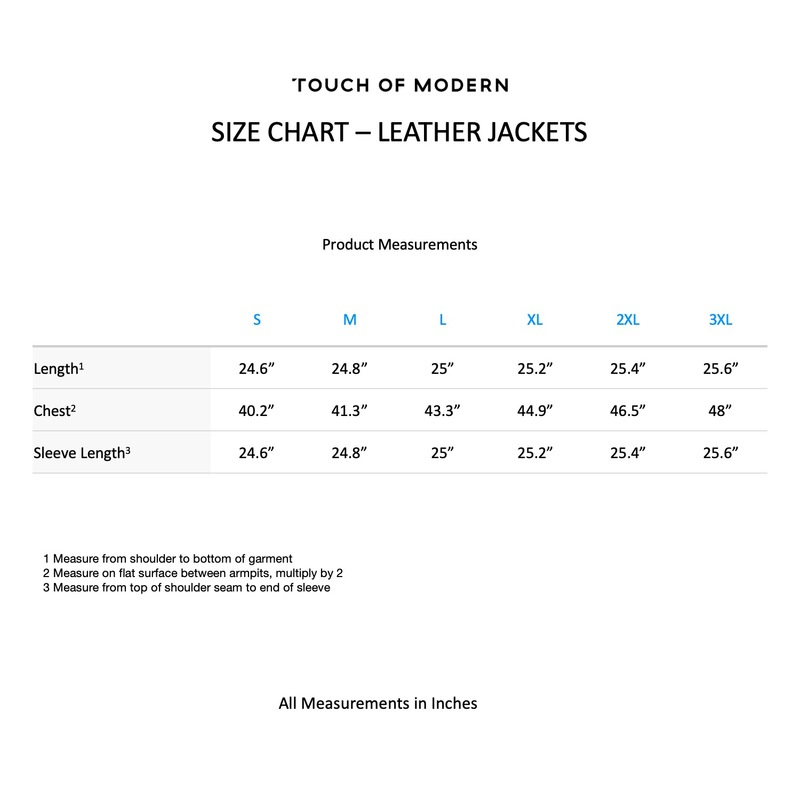 Utility Leather Jacket // Chestnut (S) - Paul Parker Leather Jackets ...