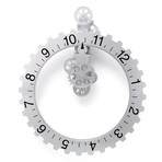 Big Wheel Hour Wall Clock