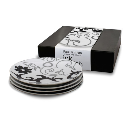 Tribal Lines 4 Side Plates