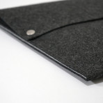 MacBook Air Sleeve // Charcoal Wool (13" MacBook Air)