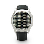 Appear Black Crystal Silver Case, Black Matte Band