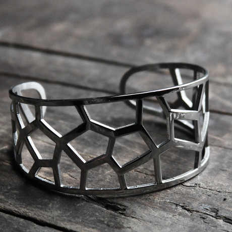 Faceted Silhouette Cuff