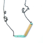 Turquoise and Brass 1