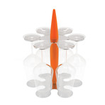 Felix Hora Glass Set, Orange