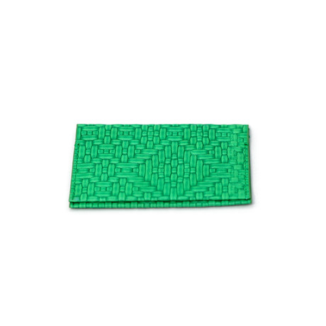 Henry Wallet Emerald Woven