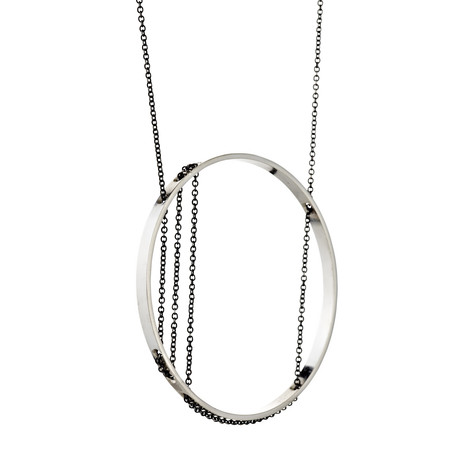 Inner Circle Necklace Small Silver