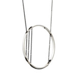 Inner Circle Necklace Small Silver