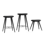 Low Stool Black Hard Wood