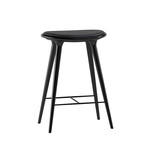 Counter Stool Black Hard Wood 