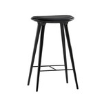 High Stool Black Hard Wood