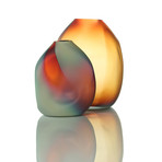 Soft Box Cherry & Turquoise // Etched (6" x 4" x 4")