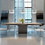 Astor Dining Table (White Lacquer)