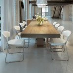 Astor Dining Table (White Lacquer)