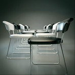 Delancy Dining Chair // Set of 2 (Black)