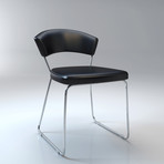 Delancy Dining Chair // Set of 2 (Black)
