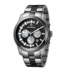 Delano Two-Tone Stainless Steel & Black Ion Men's