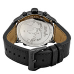 G4 Leather Black Ion-Plated Men's