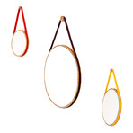 Loop Mirror Red Ash (10.2" Diameter)